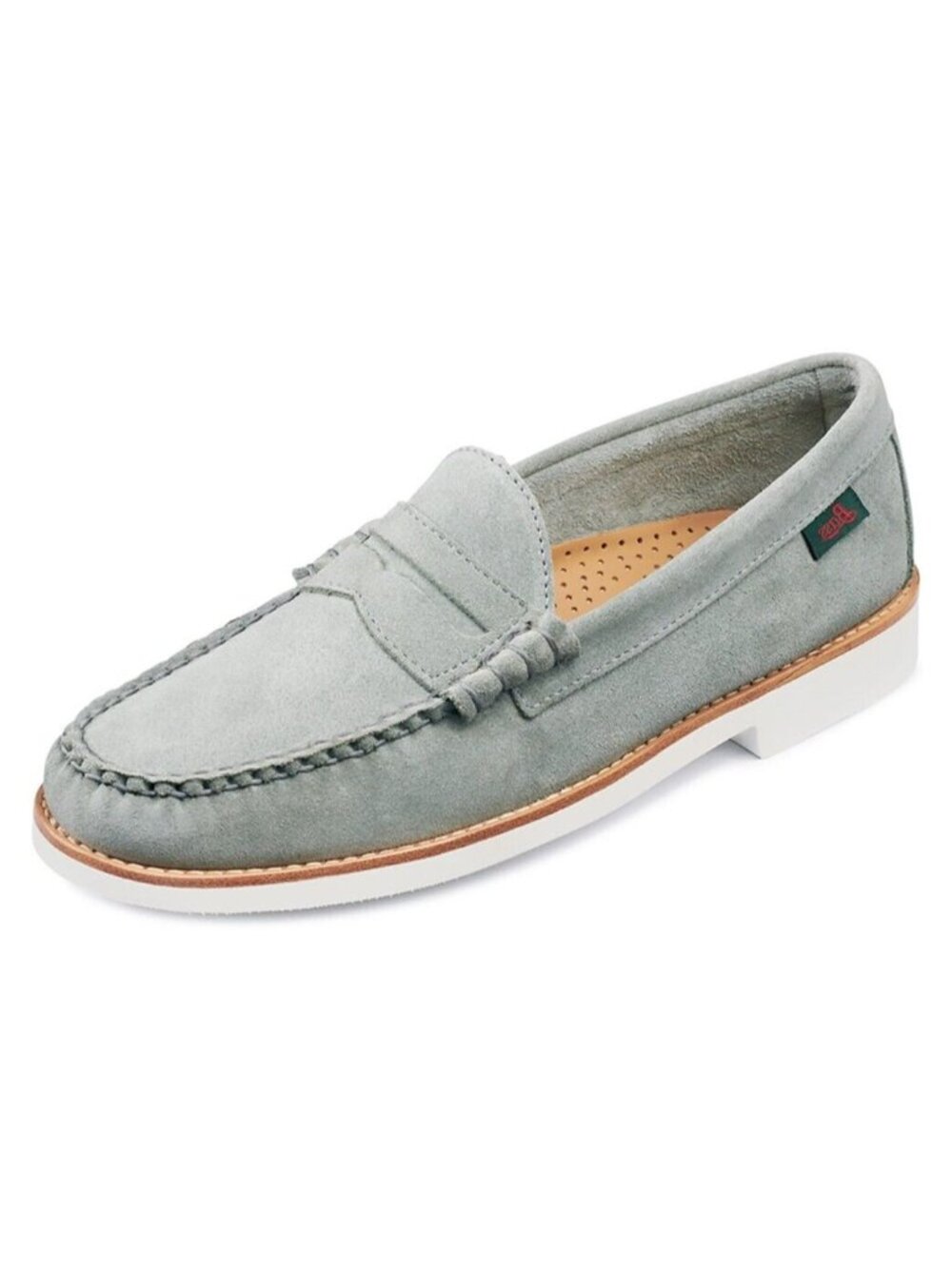 G.H.BASS Originals Larson Weejuns Penny Loafer Men's Suede Shoes in Sage Size 9